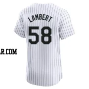 Jimmy Lambert Men's Chicago White Sox White Elite Home Jersey