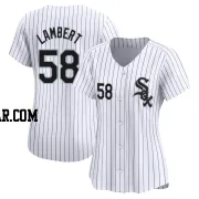 Jimmy Lambert Women's Chicago White Sox White Limited Home Jersey