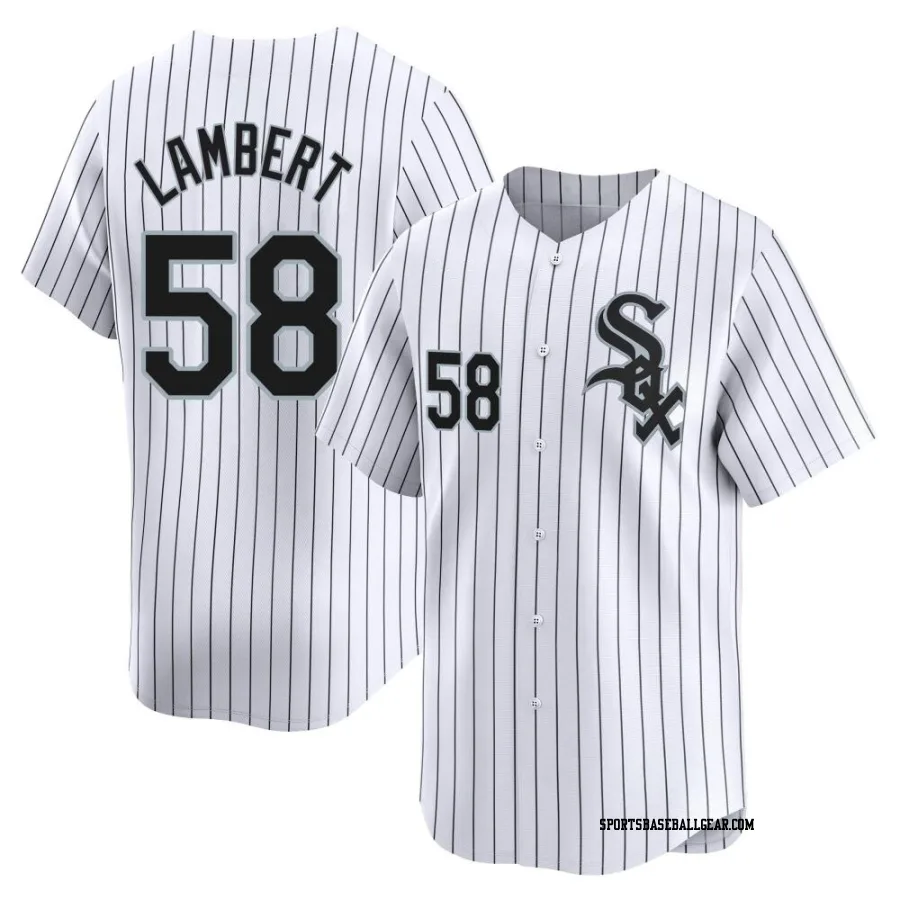 Jimmy Lambert Youth Chicago White Sox White Limited Home Jersey