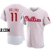 Jimmy Rollins Men's Philadelphia Phillies White Authentic 2022 World Series Home Jersey