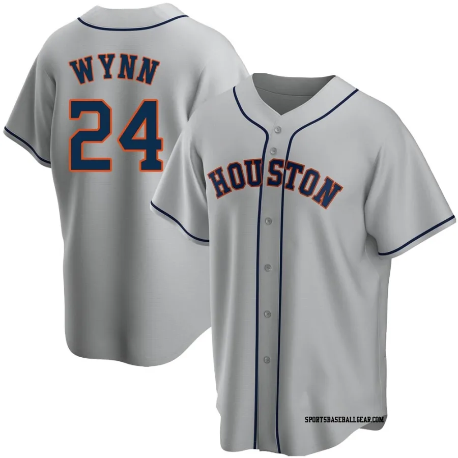 Jimmy Wynn Men's Houston Astros Gray Replica Road Jersey