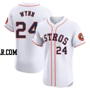 Jimmy Wynn Men's Houston Astros White Elite Home Patch Jersey