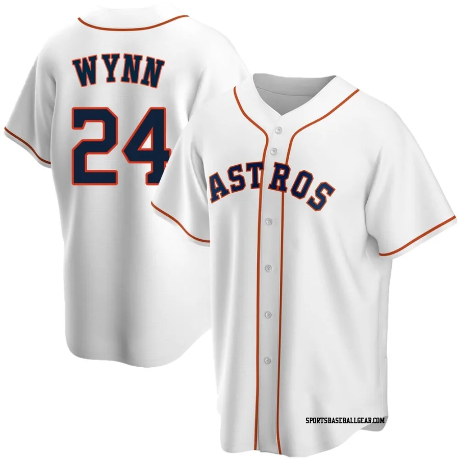 Jimmy Wynn Men's Houston Astros White Replica Home Jersey