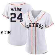 Jimmy Wynn Women's Houston Astros White Authentic 2022 World Series Champions Home Jersey