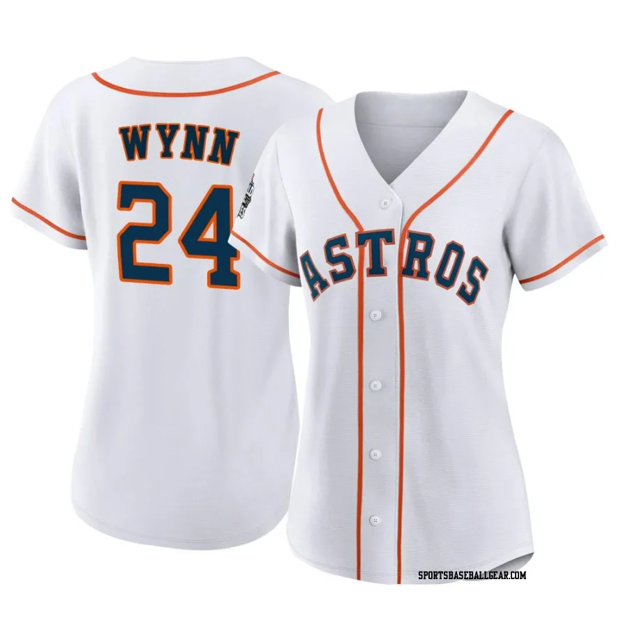 Jimmy Wynn Women's Houston Astros White Replica 2022 World Series Home Jersey