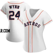 Jimmy Wynn Women's Houston Astros White Replica Home Jersey