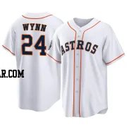 Jimmy Wynn Youth Houston Astros White Replica 2022 World Series Home Jersey