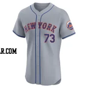 Jimmy Yacabonis Men's New York Mets Gray Elite Road Jersey