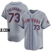 Jimmy Yacabonis Men's New York Mets Gray Limited Away Jersey