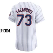 Jimmy Yacabonis Men's New York Mets White Elite Home Jersey