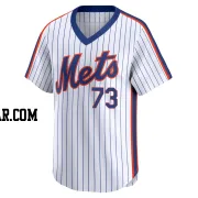 Jimmy Yacabonis Men's New York Mets White Limited Cooperstown Collection Jersey