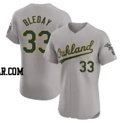 JJ Bleday Men's Oakland Athletics Gray Elite Road Jersey