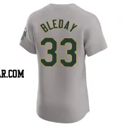 JJ Bleday Men's Oakland Athletics Gray Elite Road Jersey