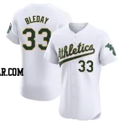 JJ Bleday Men's Oakland Athletics White Elite Home Jersey