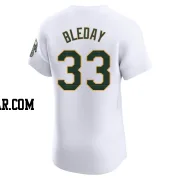 JJ Bleday Men's Oakland Athletics White Elite Home Jersey