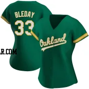 JJ Bleday Women's Oakland Athletics Green Replica Kelly Alternate Jersey