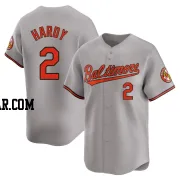 J.J. Hardy Men's Baltimore Orioles Gray Limited Road Jersey