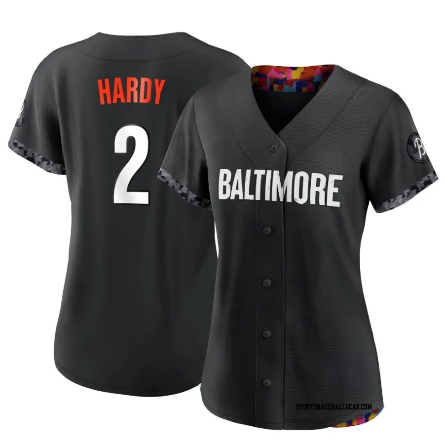 J.J. Hardy Women's Baltimore Orioles Black Authentic 2023 City Connect Jersey