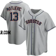 J.J. Matijevic Youth Houston Astros Gray Replica Road Jersey