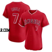 Jo Adell Men's Los Angeles Angels Red Elite Alternate Jersey