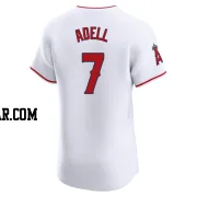 Jo Adell Men's Los Angeles Angels White Elite Home Jersey