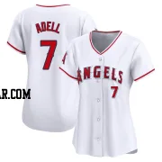 Jo Adell Women's Los Angeles Angels White Limited Home Jersey