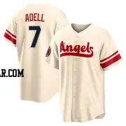 Jo Adell Youth Los Angeles Angels Cream Replica 2022 City Connect Jersey