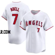 Jo Adell Youth Los Angeles Angels White Limited Home Jersey