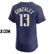 Joab Gonzalez Men's Cleveland Guardians Navy Elite 2024 City Connect Jersey