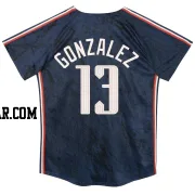 Joab Gonzalez Toddler Cleveland Guardians Navy Limited Preschool & 2024 City Connect Jersey