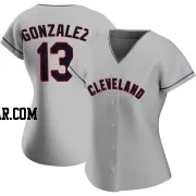 Joab Gonzalez Women's Cleveland Guardians Gray Replica Road Jersey