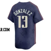 Joab Gonzalez Youth Cleveland Guardians Navy Limited 2024 City Connect Jersey