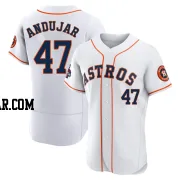 Joaquin Andujar Men's Houston Astros White Authentic 2022 World Series Champions Home Jersey