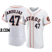 Joaquin Andujar Men's Houston Astros White Authentic 2022 World Series Home Jersey