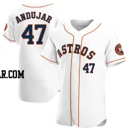 Joaquin Andujar Men's Houston Astros White Authentic Home Jersey