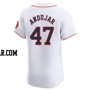 Joaquin Andujar Men's Houston Astros White Elite Home Jersey