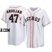 Joaquin Andujar Men's Houston Astros White Replica 2022 World Series Home Jersey