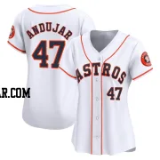 Joaquin Andujar Women's Houston Astros White Limited Home Jersey