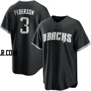 Joc Pederson Men's Arizona Diamondbacks Black/White Replica Jersey