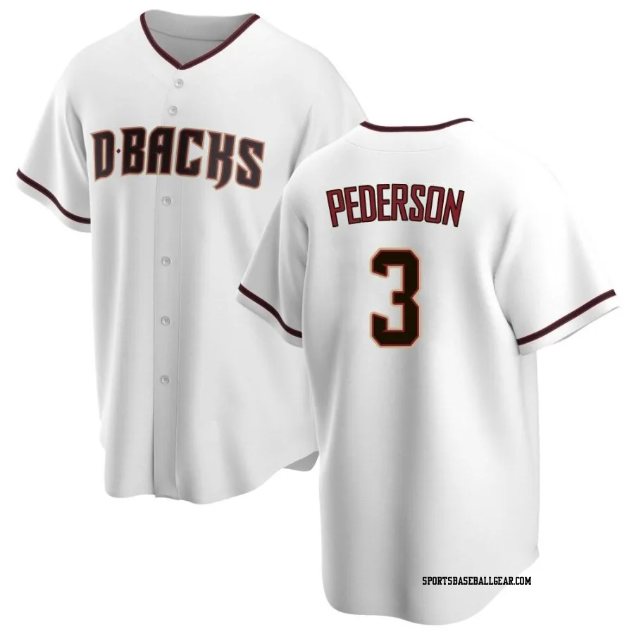 Joc Pederson Men's Arizona Diamondbacks White Replica Home Jersey