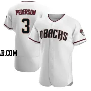 Joc Pederson Men's Arizona Diamondbacks White/Crimson Authentic Home Jersey