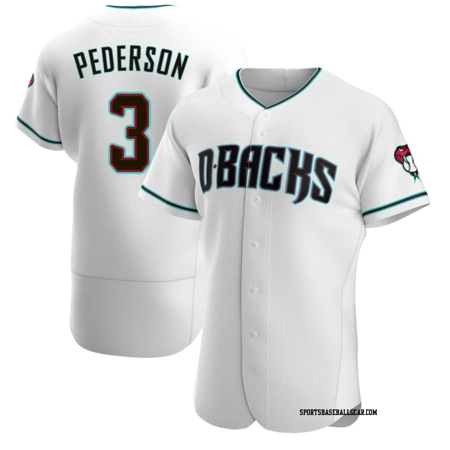 Joc Pederson Men's Arizona Diamondbacks White/Teal Authentic Alternate Jersey