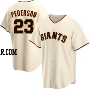 Joc Pederson Men's San Francisco Giants Cream Replica Home Jersey