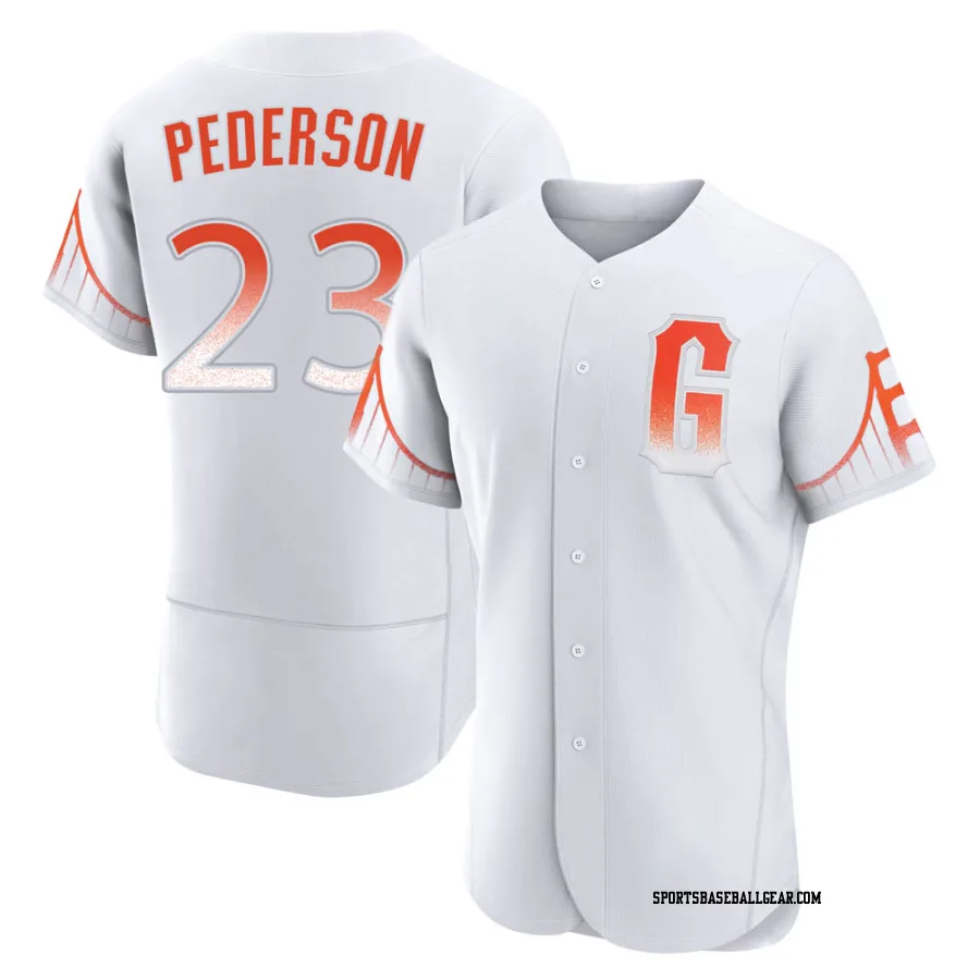 Joc Pederson Men's San Francisco Giants White Authentic 2021 City Connect Jersey