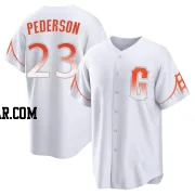 Joc Pederson Men's San Francisco Giants White Replica 2021 City Connect Jersey