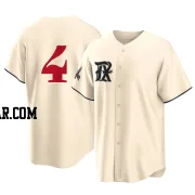 Joc Pederson Men's Texas Rangers Cream Replica 2023 City Connect Jersey