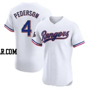 Joc Pederson Men's Texas Rangers Gold Elite White 2024 Collection Jersey