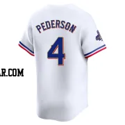 Joc Pederson Men's Texas Rangers Gold Limited White 2024 Collection Jersey