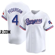 Joc Pederson Men's Texas Rangers White Limited Home Jersey