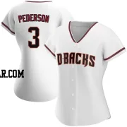 Joc Pederson Women's Arizona Diamondbacks White Authentic Home Jersey